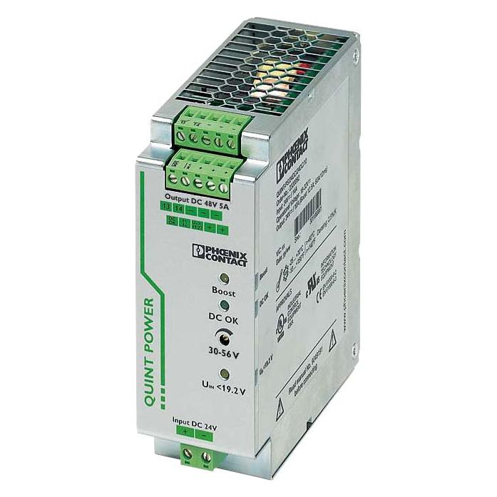 Phoenix Contact, Stroomomvormers, DC/DC converter, 24VDC/48VDC, 5A