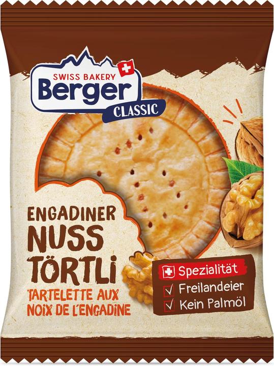 Produktbild Berger Engadiner Nusstörtli 74g (10 Stk., 74 g)