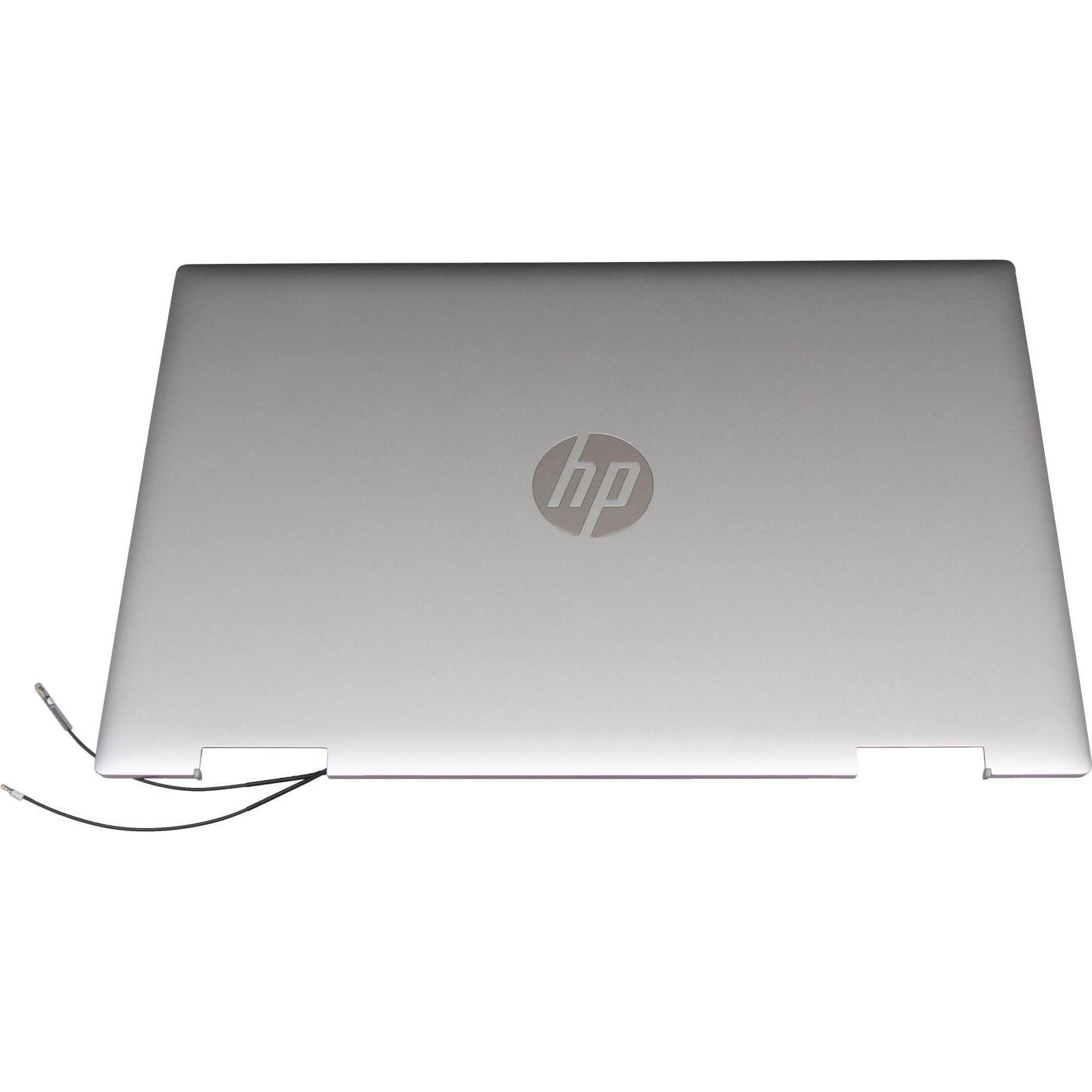 HP M45000-001 Displaydeckel, Notebook Ersatzteile, Silber