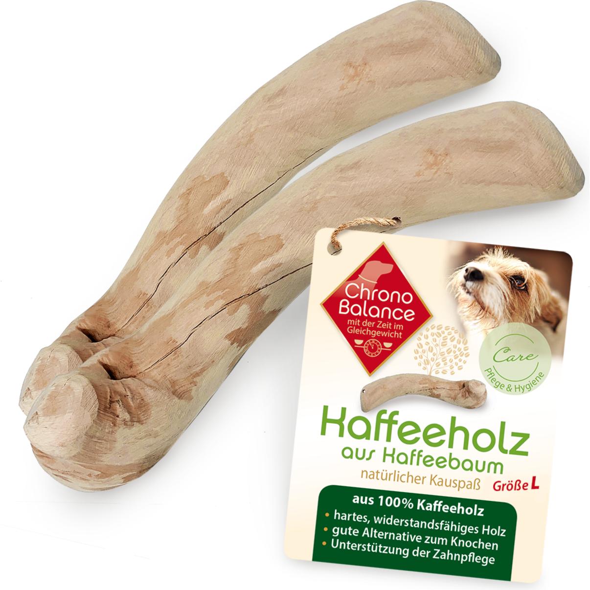 ChronoBalance Kaffeeholz - L (2er Paket), Hundespielzeug