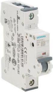 Actual product image Siemens Circuit breaker 5SY6 6A type C 6kA