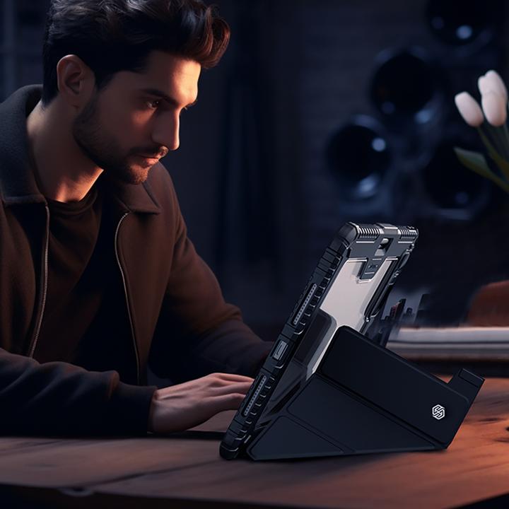 Produktbild Nillkin Bumper PRO Protective Stand Case Multi-angle for iPad Pro 12.9 2020/2021/2022/ Air 13 2024 B (iPad Pro 12.9 2022 (6. Gen))