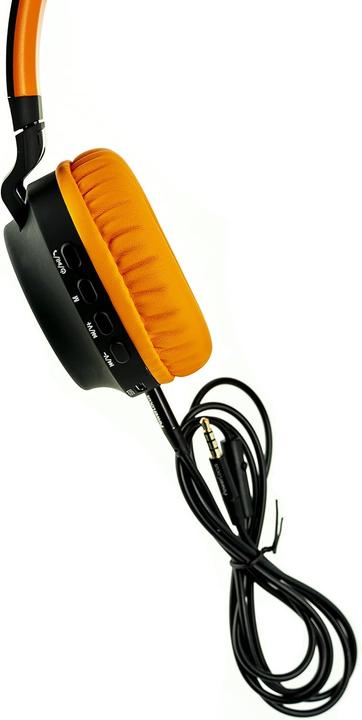 Produktbild PowerLocus Buddy Bluetooth-Kinderkopfhörer black/orange
