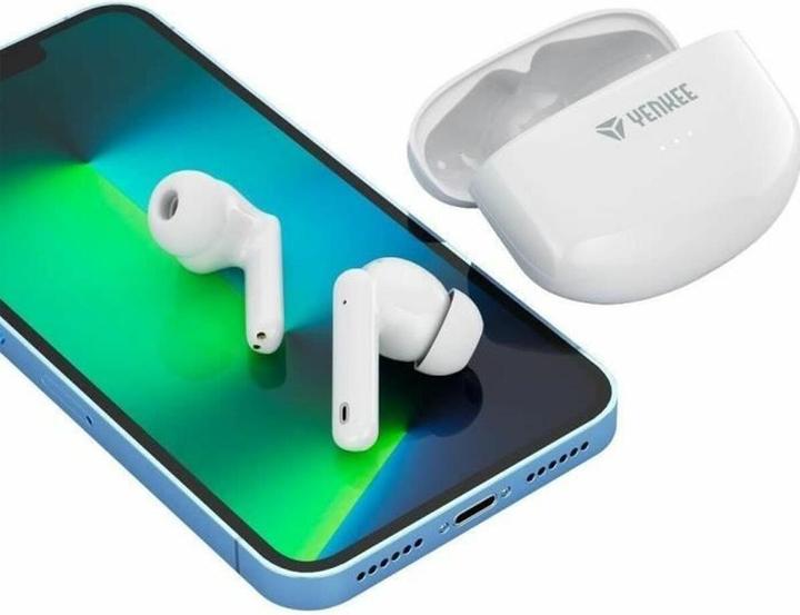 Immagine prodotto Yenkee YHP 08BT ANC Harmon weiss / Kabellose Kopfhörer / Mikrofon / Bluetooth 5.3 (ANC, Senza fili)