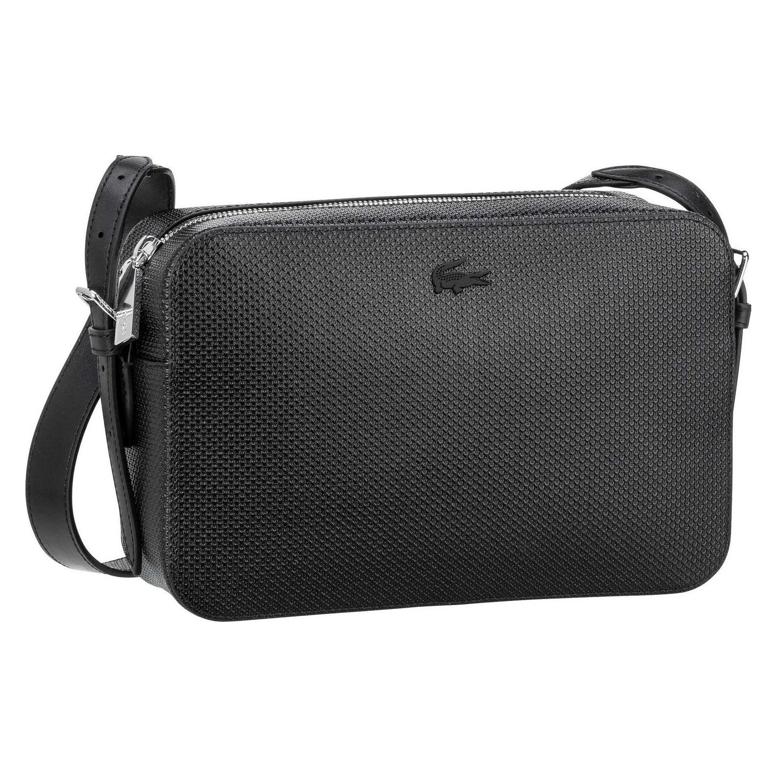 Lacoste, Damen, Handtasche, Umhängetasche Chantaco Crossover Bag 4160, Schwarz