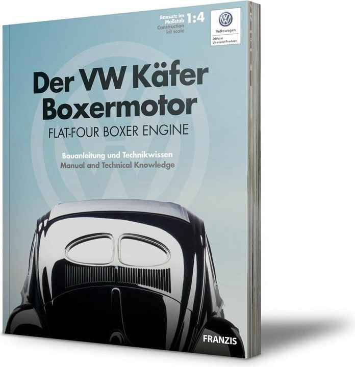 Actual product image Franzis Baubox VW Beetle 4-cylinder boxer engine