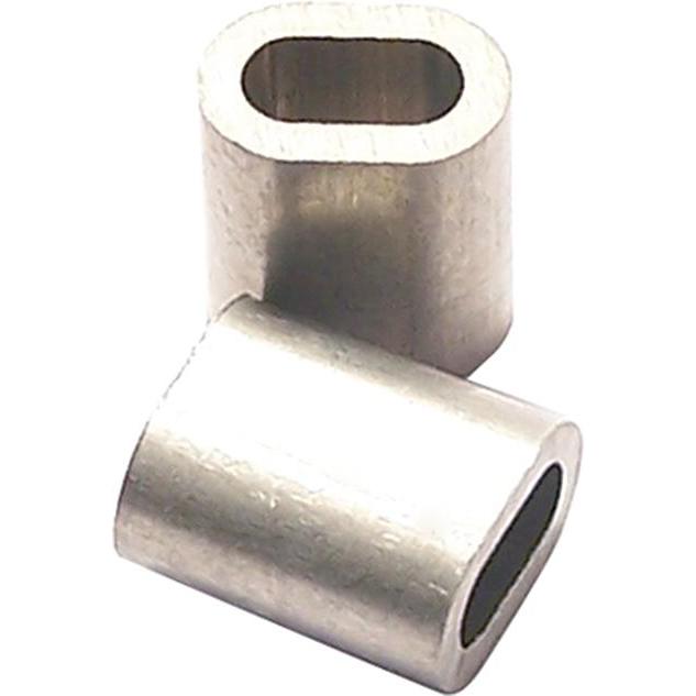 Pösamo, Seil + Kette Zubehör, Alu-Pressklemmen Z5 f.Drahtseil-Ø 5,0mm