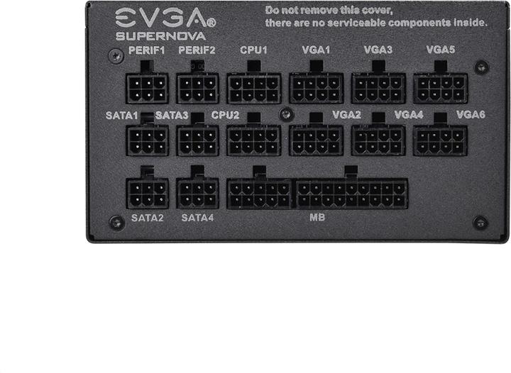 Actual product image EVGA Power Supply 1300 W Supernova ATX Model 80 Gold Fuente de Alimention (1300 W)