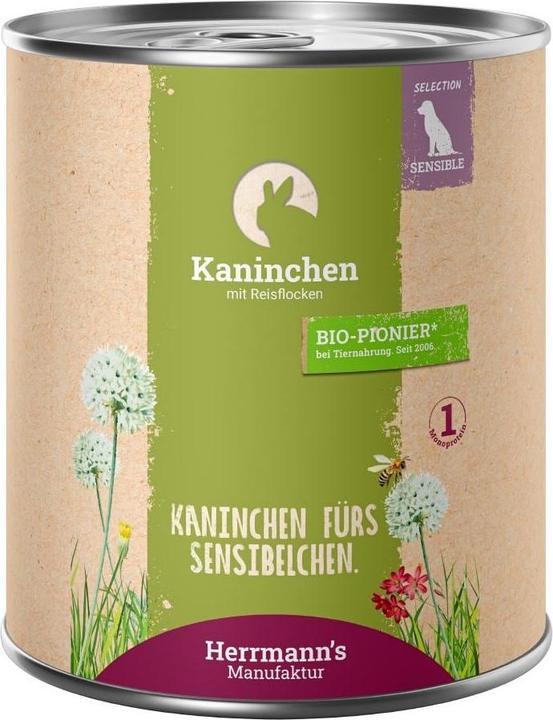 Herrmanns Kaninchen mit Reisflocken (Adult, 1 Stk., 800 g)