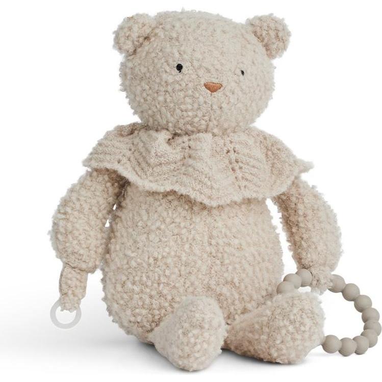 Smallstuff Activity bear, bouclè merino wool, nature - (40006-02) (35 cm)