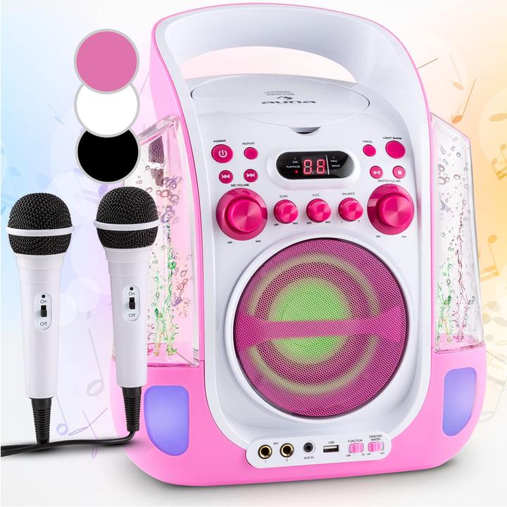 Image du produit Auna Système karaoké, rose