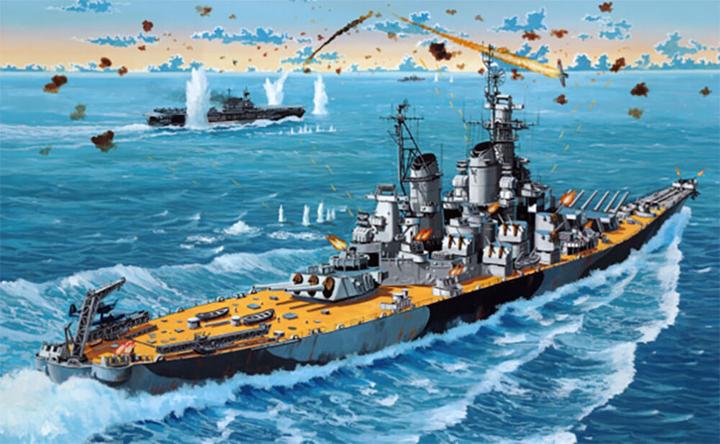 Actual product image Revell Starter Kit Battleship USS New Jersey