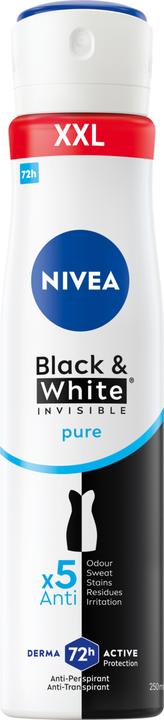 NIVEA Black & White Invisible Pure Spray XXL (250 ml)