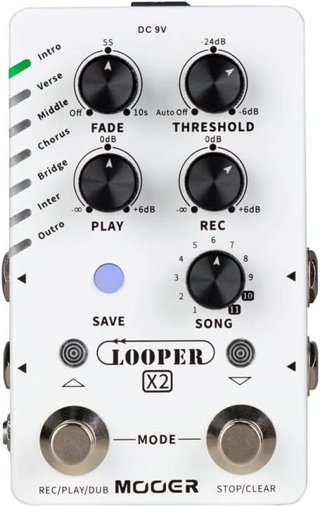 Mooer Looper X2 Stereo Looper Pedal