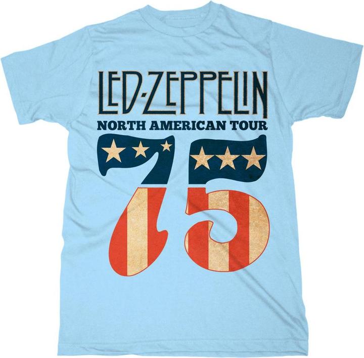 Produktbild Led Zeppelin Erwachsene 1975 Nordamerikatour TShirt (XL)