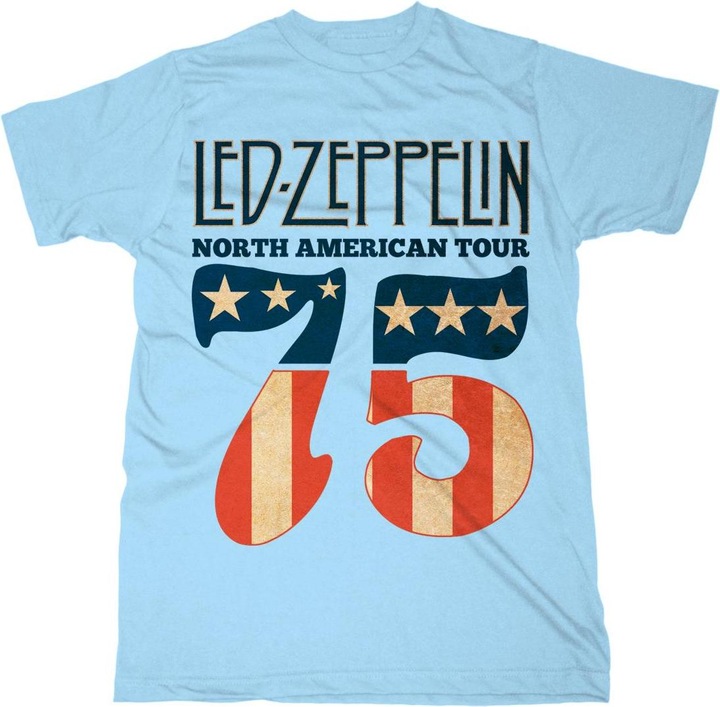 Produktbild Led Zeppelin Erwachsene 1975 Nordamerikatour TShirt (XL)
