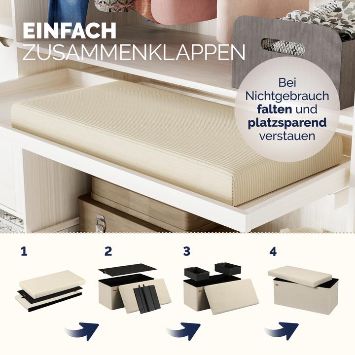 Produktbild Casaria Sitztruhe (76 cm)