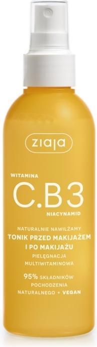 Produktbild Ziaja Vitamin Cb3 Niacinamide Tonic - Multivitaminove Hydratacni Tonikum Ve Spreji (Tonic, 190 ml)