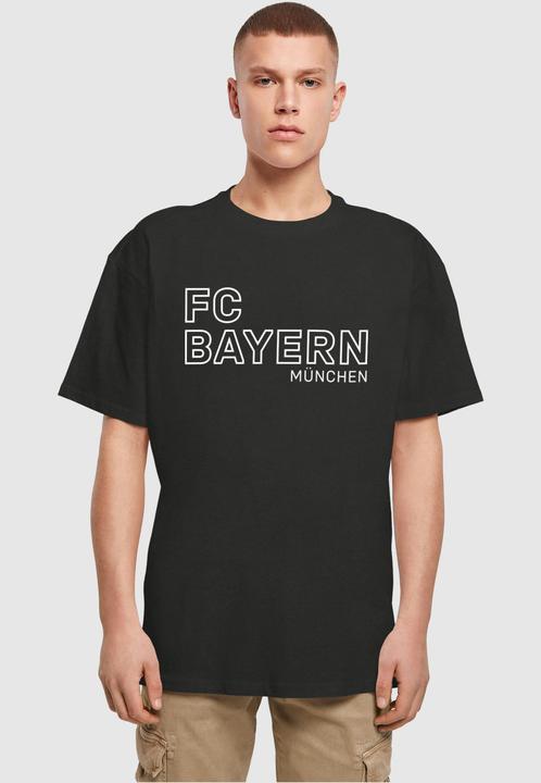 Produktbild FC Bayern München Logo Vertical Heavy Oversized Tee - 115359 (XXL)