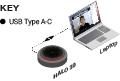 Actual product image WyreStorm HALO 30 Portable Plug and Play USB Conference Sp