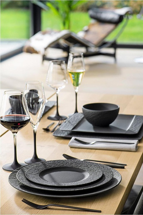 Produktbild Villeroy & Boch Servierplatte quadratisch/Gourmetteller Manufacture Rock