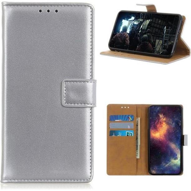 Thumbnail - MU Classic Classic II Leder Bookcover Series (Samsung Galaxy A42 5G), Smartphone Hülle, Silber