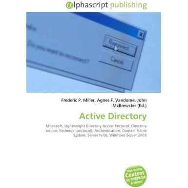 Active Directory, Fachbücher von Agnes F. Vandome, Frederic P. Miller, John McBrewster