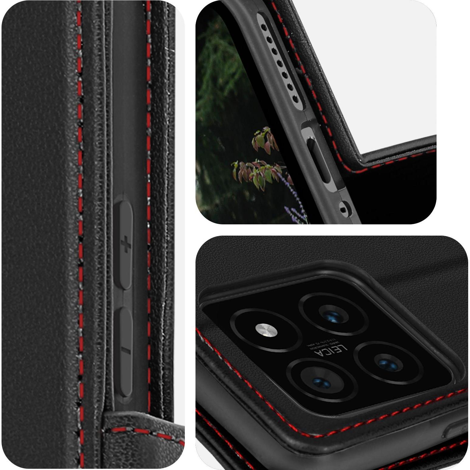 Caseme RFID-Schutzcover Series (Xiaomi 14), Smartphone Hülle, Schwarz