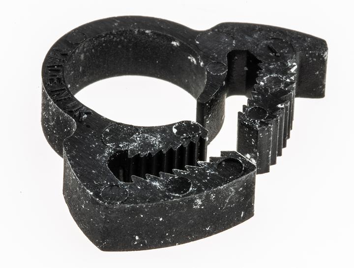 Actual product image RS PRO Nylon 6.6 plastic hose clip,7.9-9.2mm