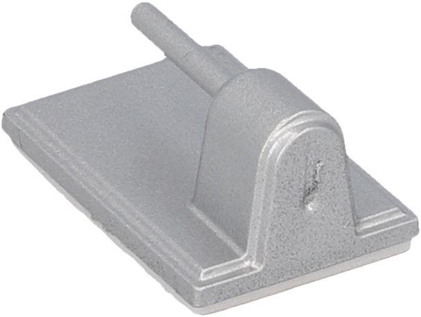 Inofix Klebehaken Vorhangstangen, matt chrom, 4 Stück