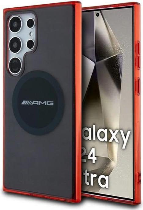 Produktbild Mercedes AMG AMHMS24L23HBCK S24 Ultra S928 czarny/black hardcase Transparent Bicolor MagSafe (Samsung Galaxy S24 Ultra)
