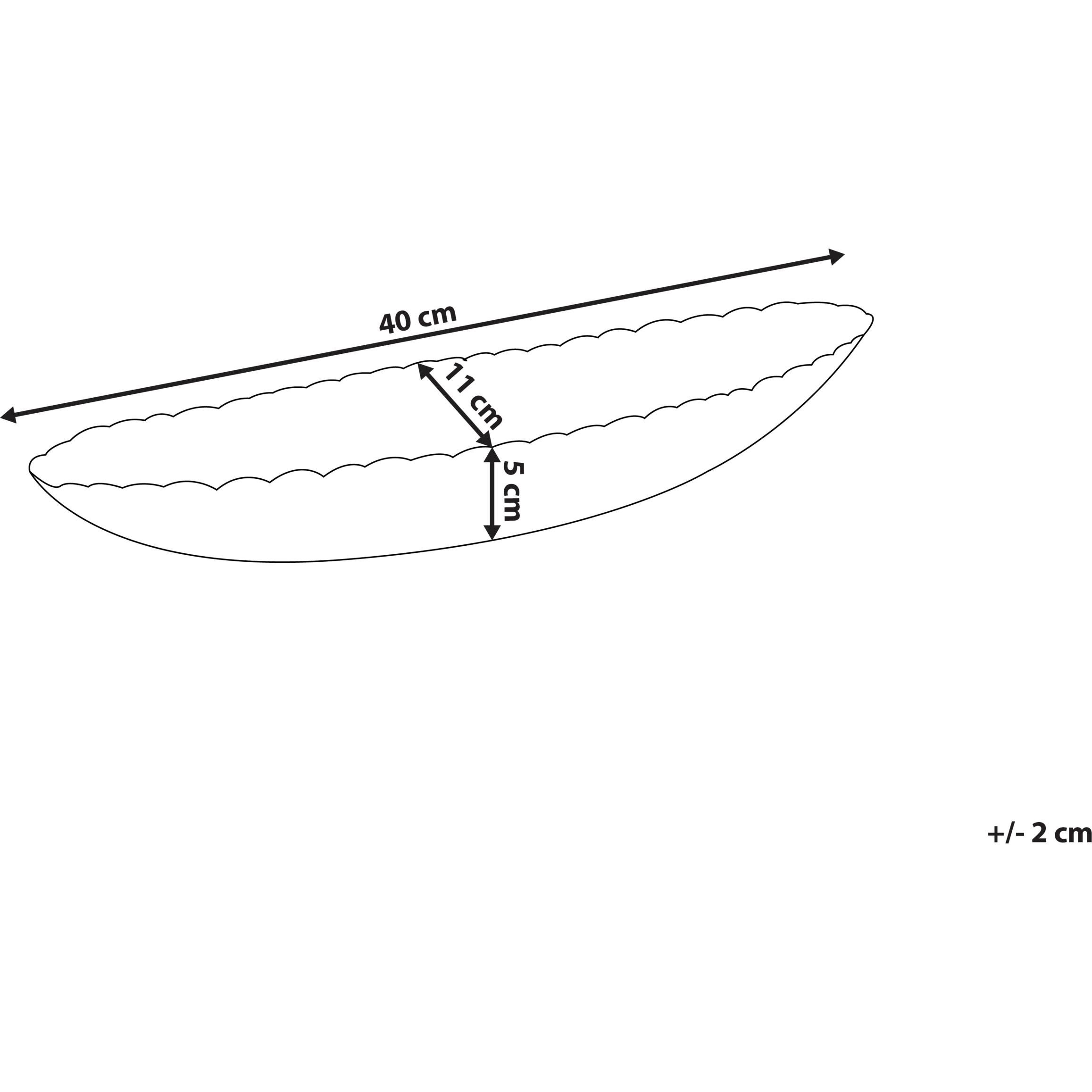 Thumbnail - Beliani, Vase, Dekoschale Aluminium kupferfarben 40 cm CARACOL (1 x)