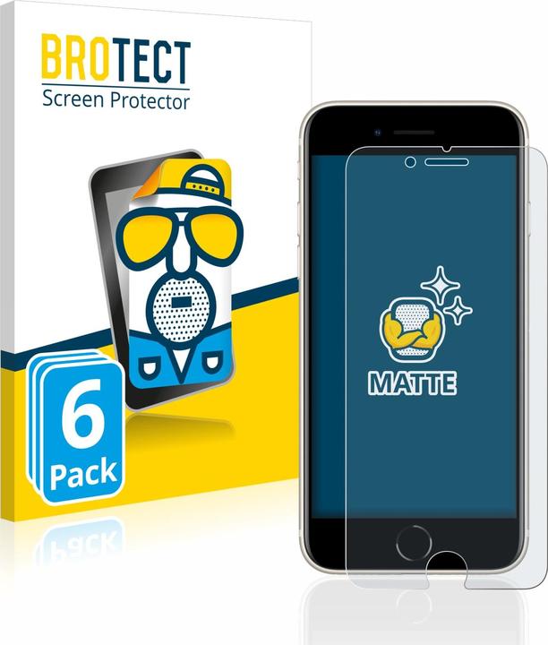 Produktbild BROTECT Entspiegelungs-Schutzfolie Displayschutz Matt (6 Stk., Apple iPhone SE (3rd Gen))