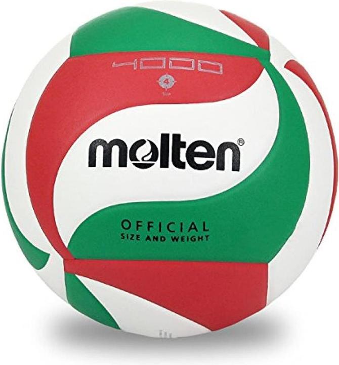 Molten Volleyball V4M4000 weiss-rot-grün (4) (4)