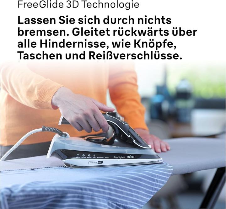 Immagine prodotto Braun Household TexStyle 5 Ferro da stiro a vapore SI 5188 BK Nero Singolo (2800 W, 220 g/min)