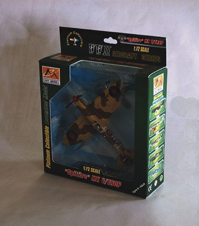 Actual product image Easy Model Supermarine Spitfire Mk VC Trop RAF 417