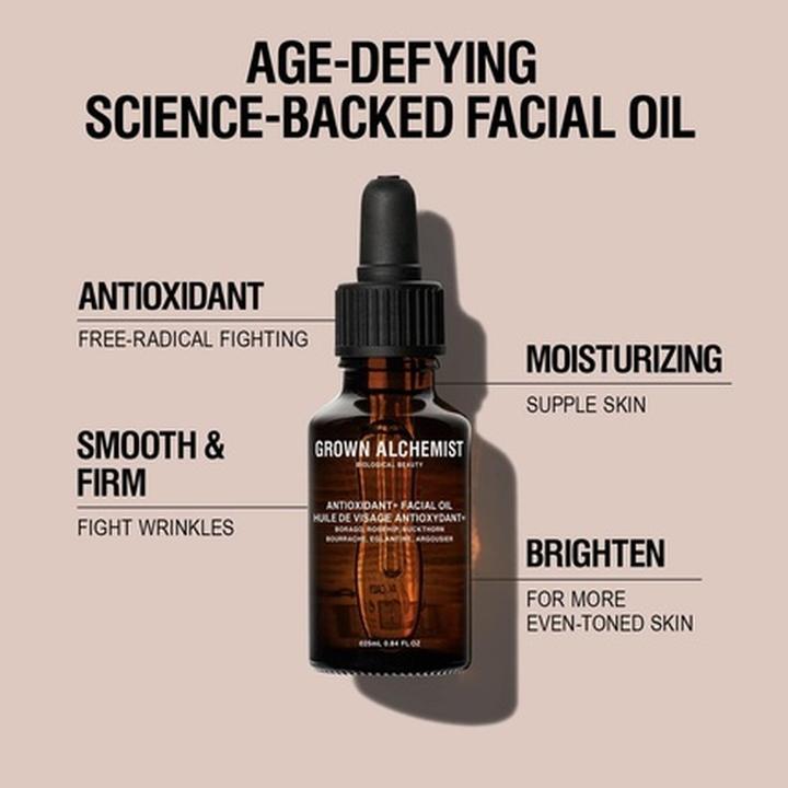 Produktbild Grown Alchemist Antioxidant+ Facial Oil (25 ml, Gesichtsöl, Bis SPF 10)