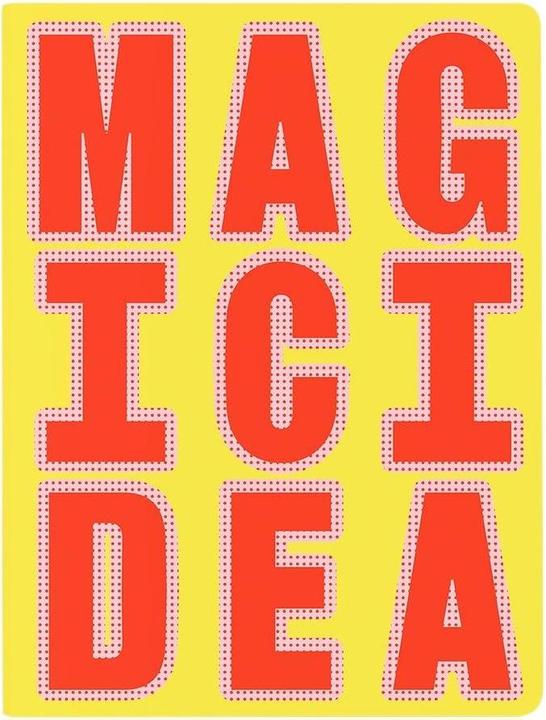 Produktbild Nuuna Graphic Glow L, Magic Idea (22 x 16.5 cm, Kariert, Weicher Einband)