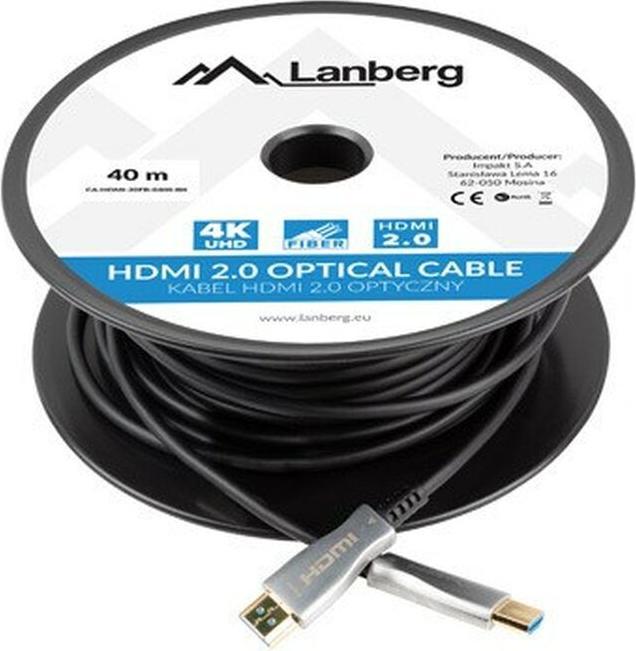 Image du produit Lanberg HDMI (Typ A) — HDMI (Typ A) (40 m, HDMI, 2.0)