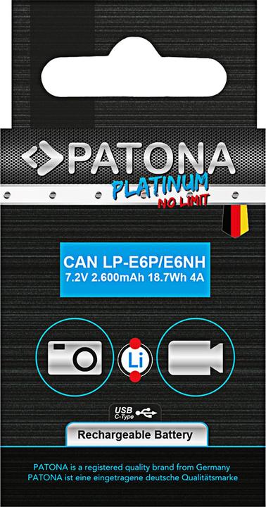 Produktbild Patona Platinum LP-E6NH (Kamera Akku)