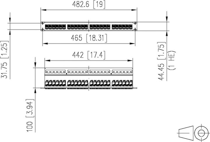 Produktbild Metz Connect BTR Patch Panel
