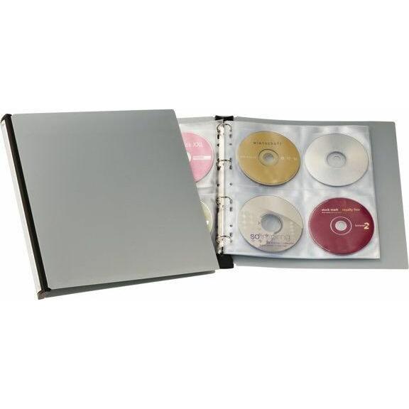Durable CD/DVD Album 96 - CD/DVD-Ringhefter - Kapazität: 96 (Plattenspieler, CD Player), CD- & Schallplatten Aufbewahrun...
