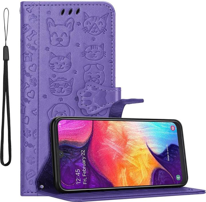 Produktbild Cadorabo Book Hunde & Katzen Cover (Samsung Galaxy A50, Samsung Galaxy A30s, Samsung Galaxy A50s)