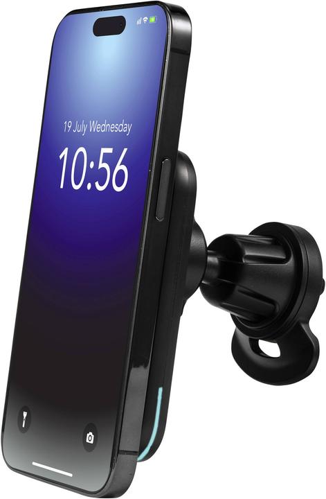 Actual product image Renkforce RF-Qi2WCar-01 Handy Ladegerät USB-C® Für Qi kompatible Geräte, Inkl. L (15 W)