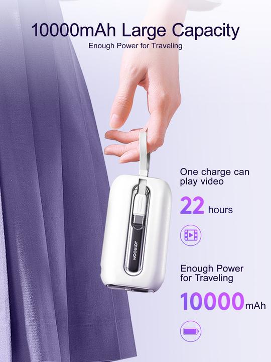 Actual product image Joyroom Colorful Series (10000 mAh, 22.50 W, 37 Wh)