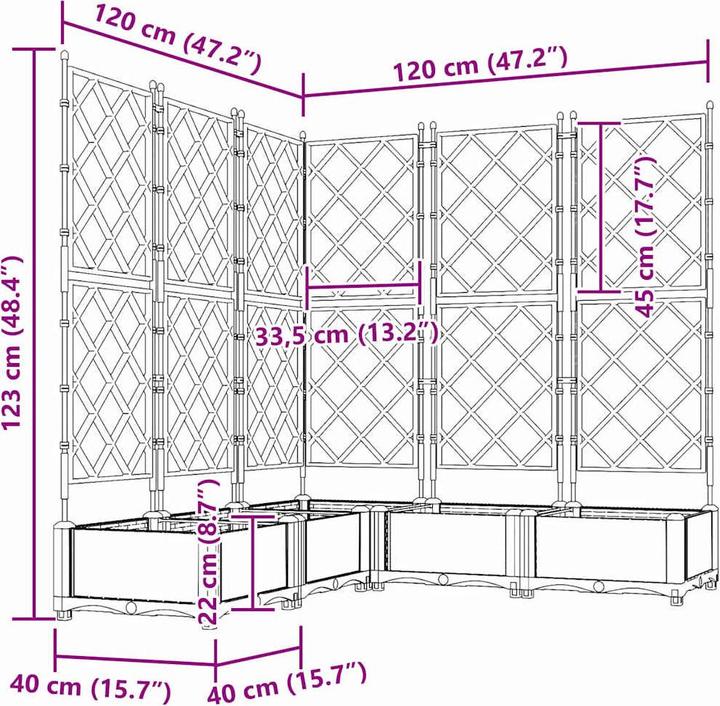 Produktbild vidaXL Outdoor-Pflanzgefäss