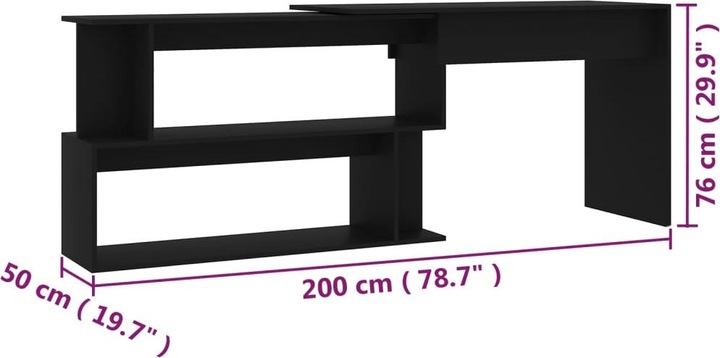 Actual product image VidaXL Titos (200 x 50 x 76 cm)