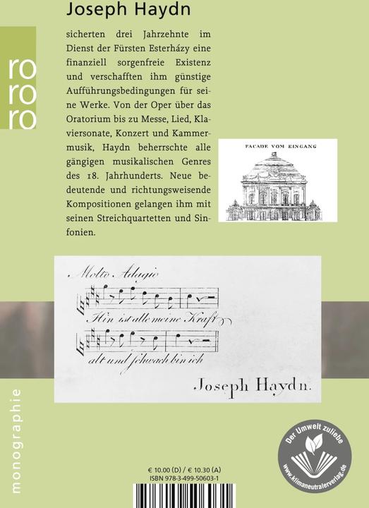 Produktbild Joseph Haydn (Deutsch, Claudia Maria Knispel, 2003)