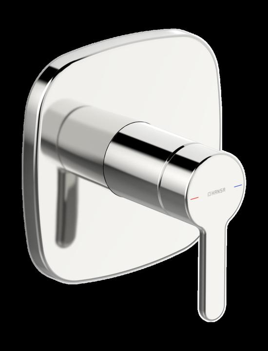 Image du produit Hansa HANSADESIGNO Style Set de finition pour mitigeur de douche, encastré, rosace soft edge, 81109