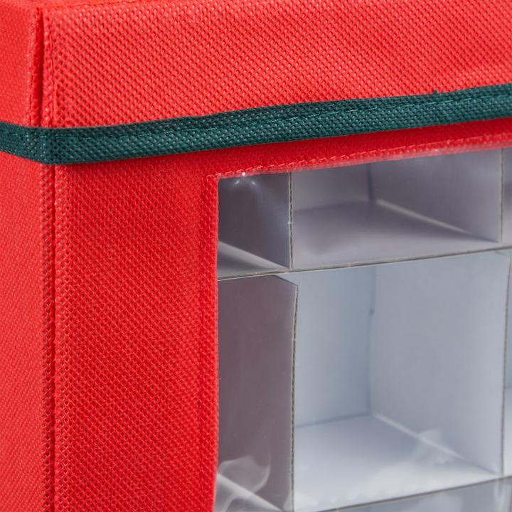 Produktbild Relaxdays Weihnachtskugel-Aufbewahrungsbox (30 x 30 x 30 cm, 27 l)